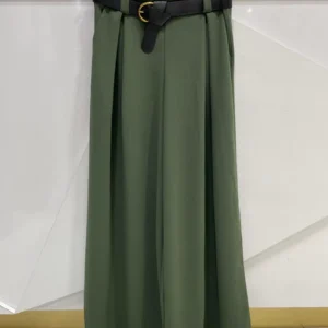 Khaki Palazzo Pants